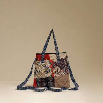 Handmade Quilted Patchwork Sling Bag 14