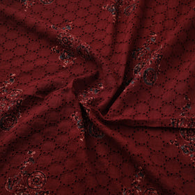 Kutch Hand Block Ajrakh Print Natural Dyed Cotton Hakoba Fabric 20