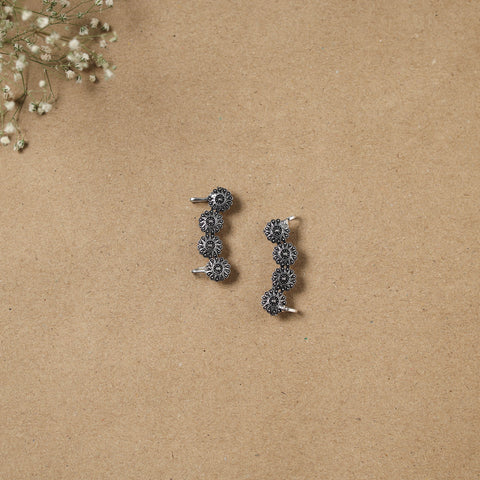 German Silver Plated Ear-Cuff Bugatti / Bugadi Earrings 24