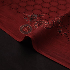 Kutch Hand Block Ajrakh Print Natural Dyed Cotton Hakoba Fabric 20