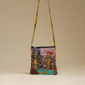 Handmade Quilted Patchwork Sling Bag 15