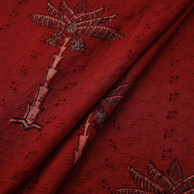 Kutch Hand Block Ajrakh Print Natural Dyed Cotton Hakoba Fabric 22