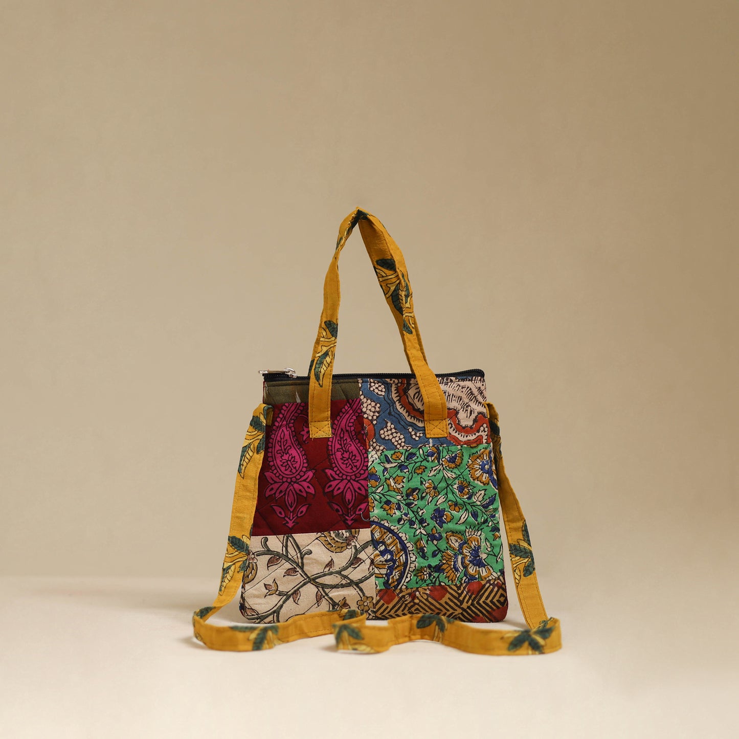 Handmade Quilted Patchwork Sling Bag 16