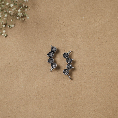 German Silver Plated Ear-Cuff Bugatti / Bugadi Earrings 26
