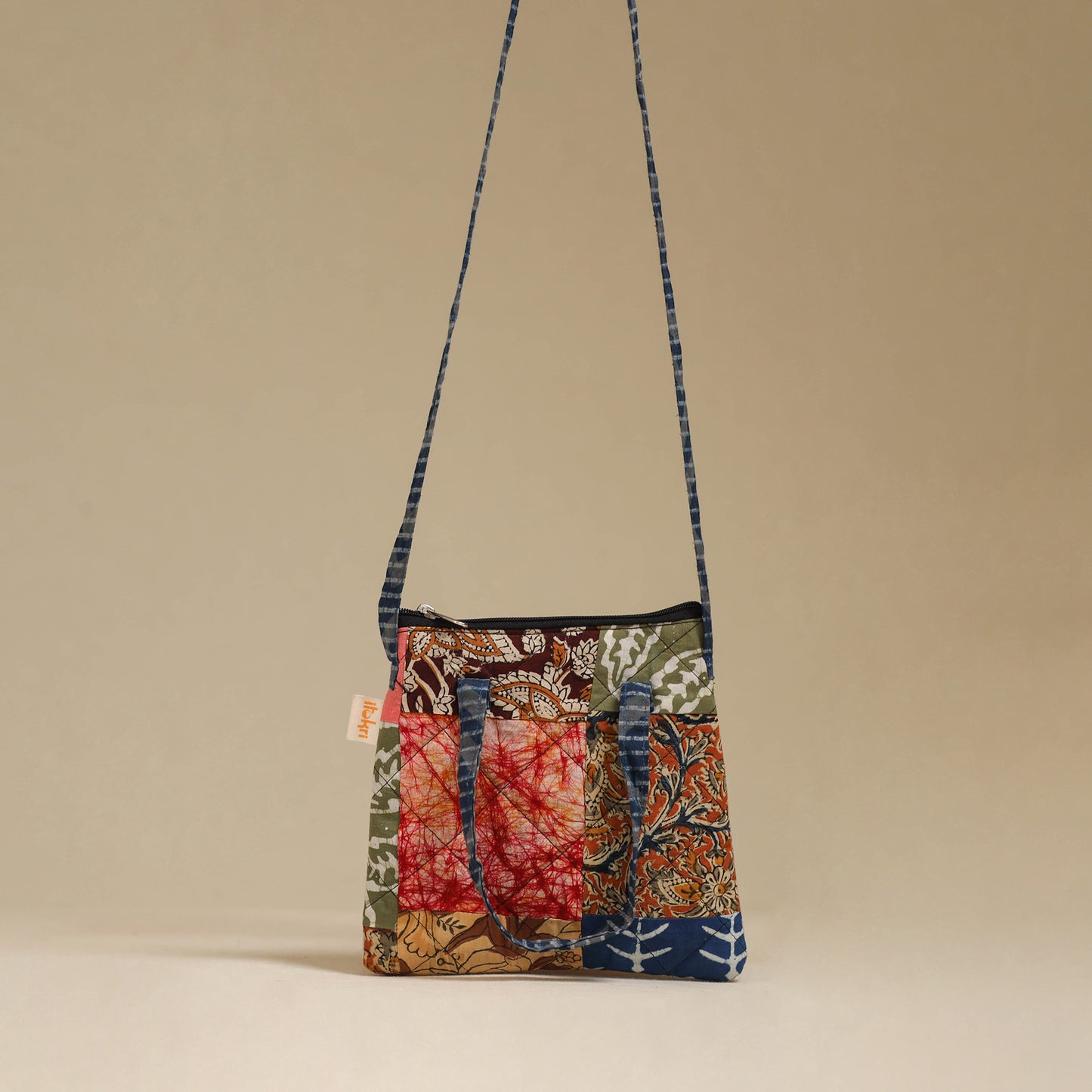 Handmade Quilted Patchwork Sling Bag 18