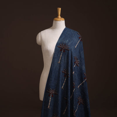 Kutch Hand Block Ajrakh Print Natural Dyed Cotton Hakoba Fabric 13