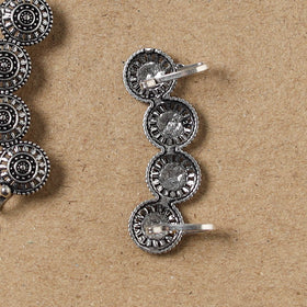 German Silver Plated Ear-Cuff Bugatti / Bugadi Earrings 27