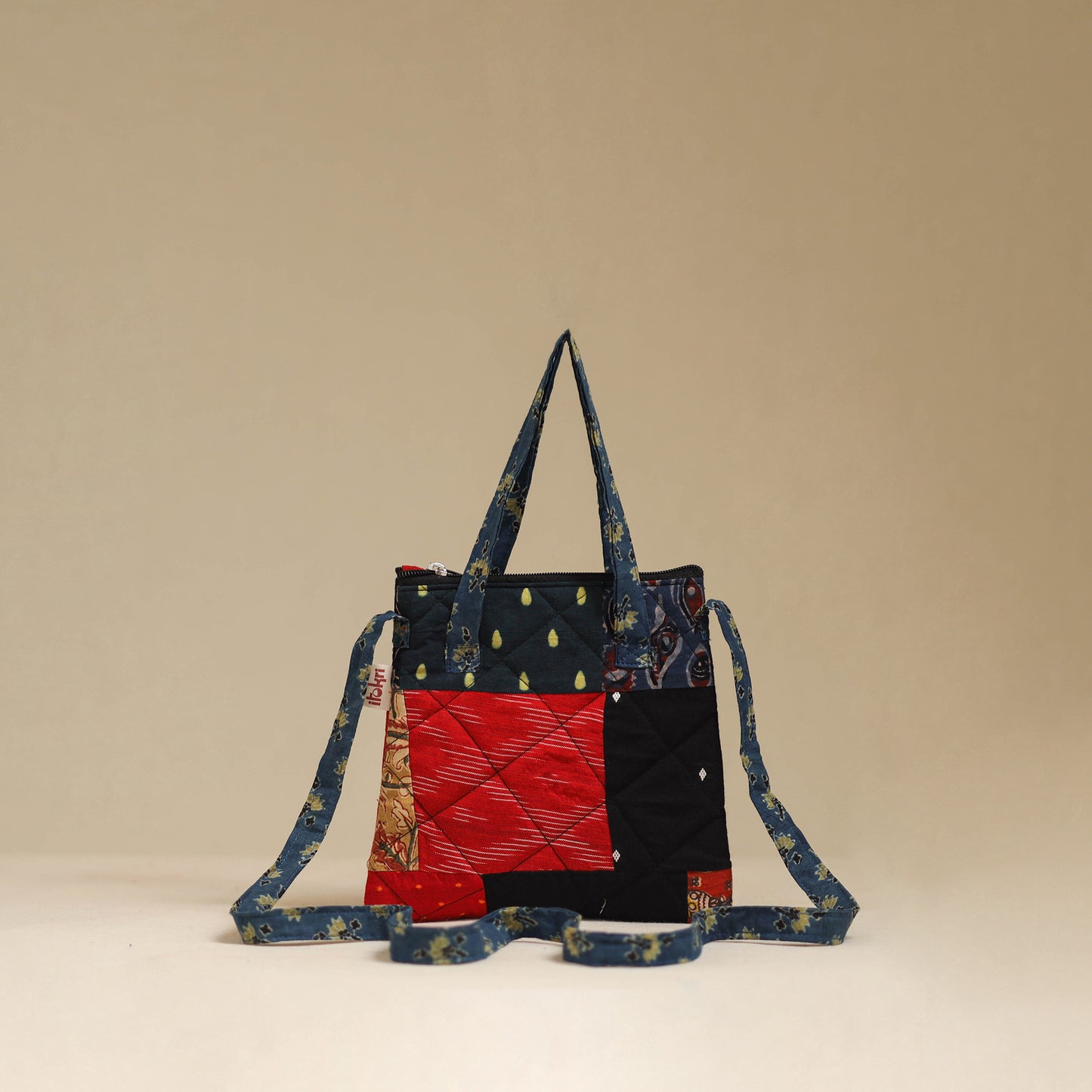 Handmade Quilted Patchwork Sling Bag 19