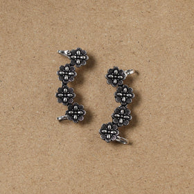 German Silver Plated Ear-Cuff Bugatti / Bugadi Earrings 28