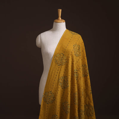 Kutch Hand Block Ajrakh Print Natural Dyed Cotton Hakoba Fabric 24
