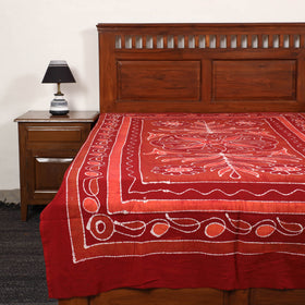 Buy Hand Batik Printed Cotton Single Bed Cover (96 x 59 in) 55 Online l iTokri.com