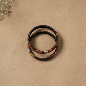 Natural Dyed Handpainted Kalamkari Bangle SO2 (Size - 2-8) 44