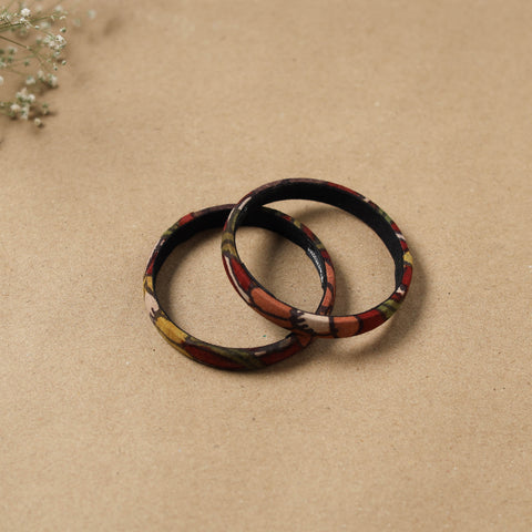 Natural Dyed Handpainted Kalamkari Bangle SO2 (Size - 2-8) 44