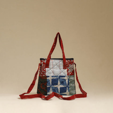 Handmade Quilted Patchwork Sling Bag 23