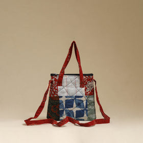 Handmade Quilted Patchwork Sling Bag 23
