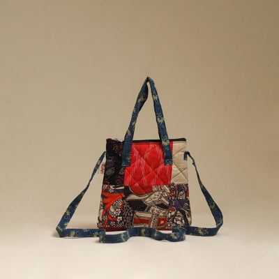 Handmade Quilted Patchwork Sling Bag 24