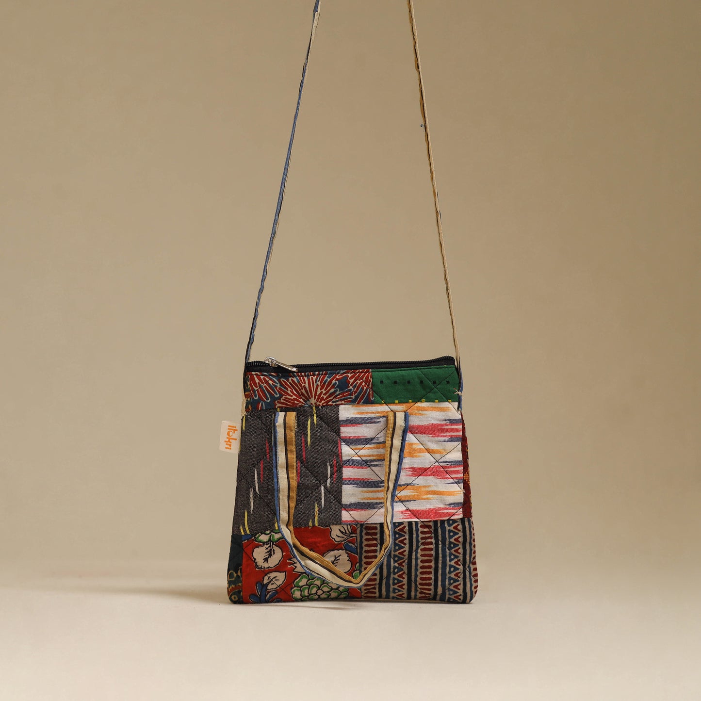 Handmade Quilted Patchwork Sling Bag 25