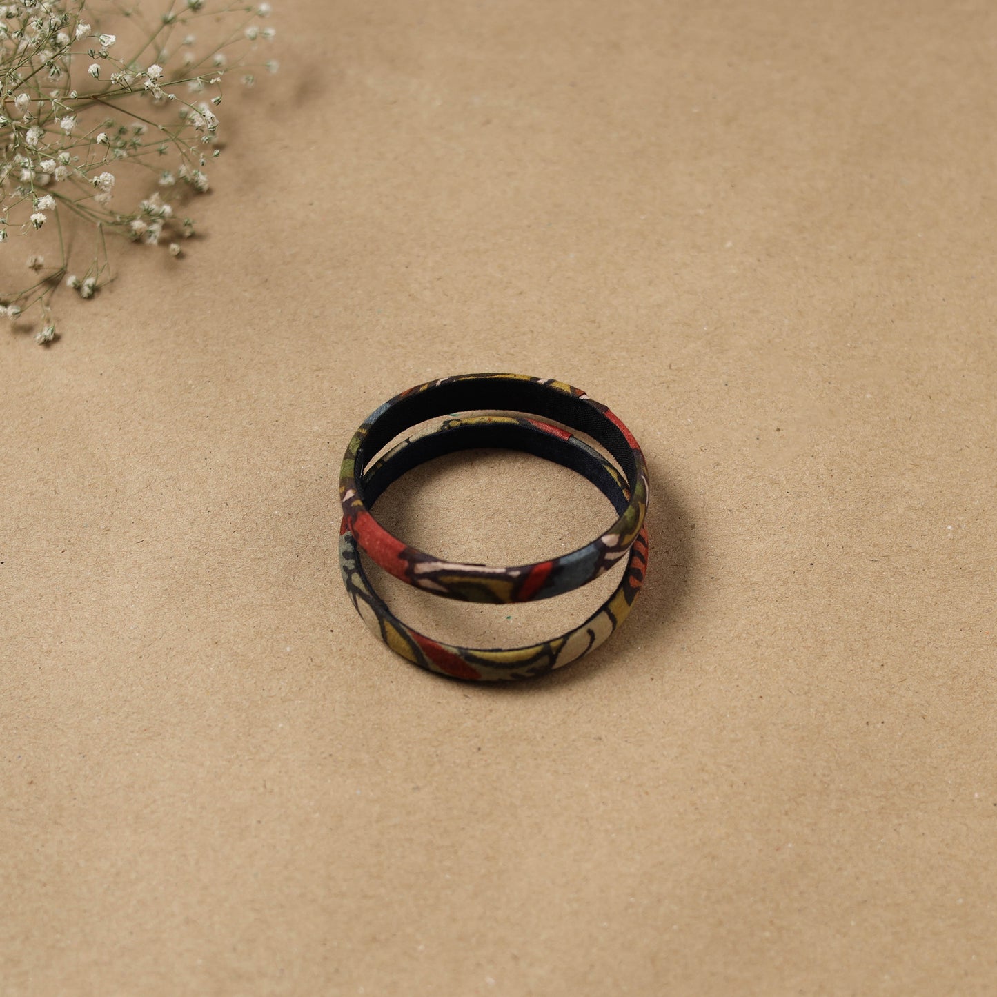Natural Dyed Handpainted Kalamkari Bangle SO2 (Size - 2-8) 43