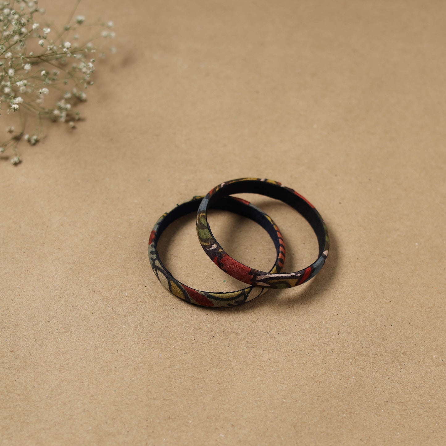 Natural Dyed Handpainted Kalamkari Bangle SO2 (Size - 2-8) 43