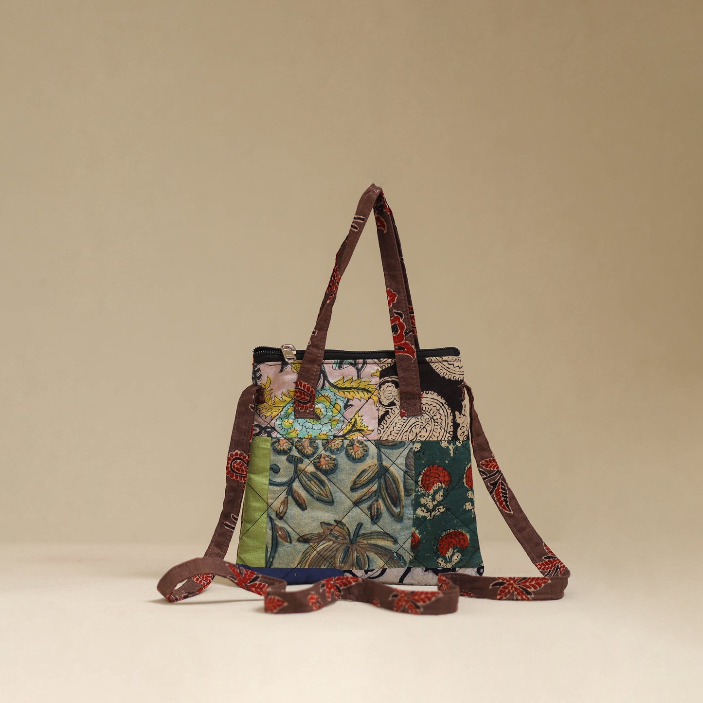 Handmade Quilted Patchwork Sling Bag 27