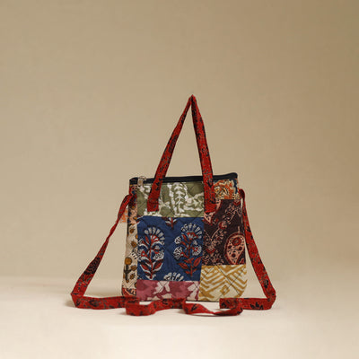 Handmade Quilted Patchwork Sling Bag 29