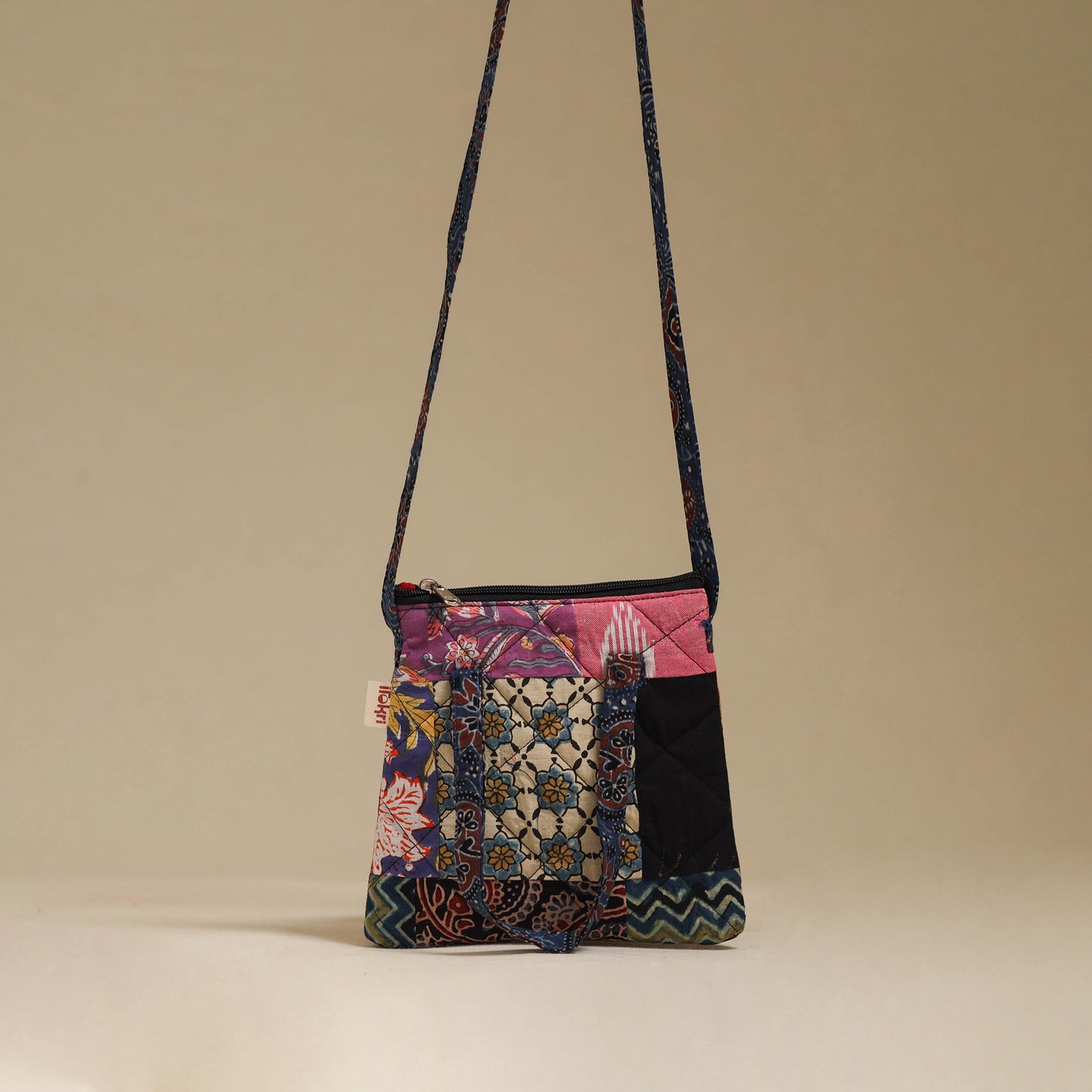Handmade Quilted Patchwork Sling Bag 30