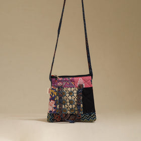 Handmade Quilted Patchwork Sling Bag 30
