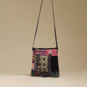 Handmade Quilted Patchwork Sling Bag 30