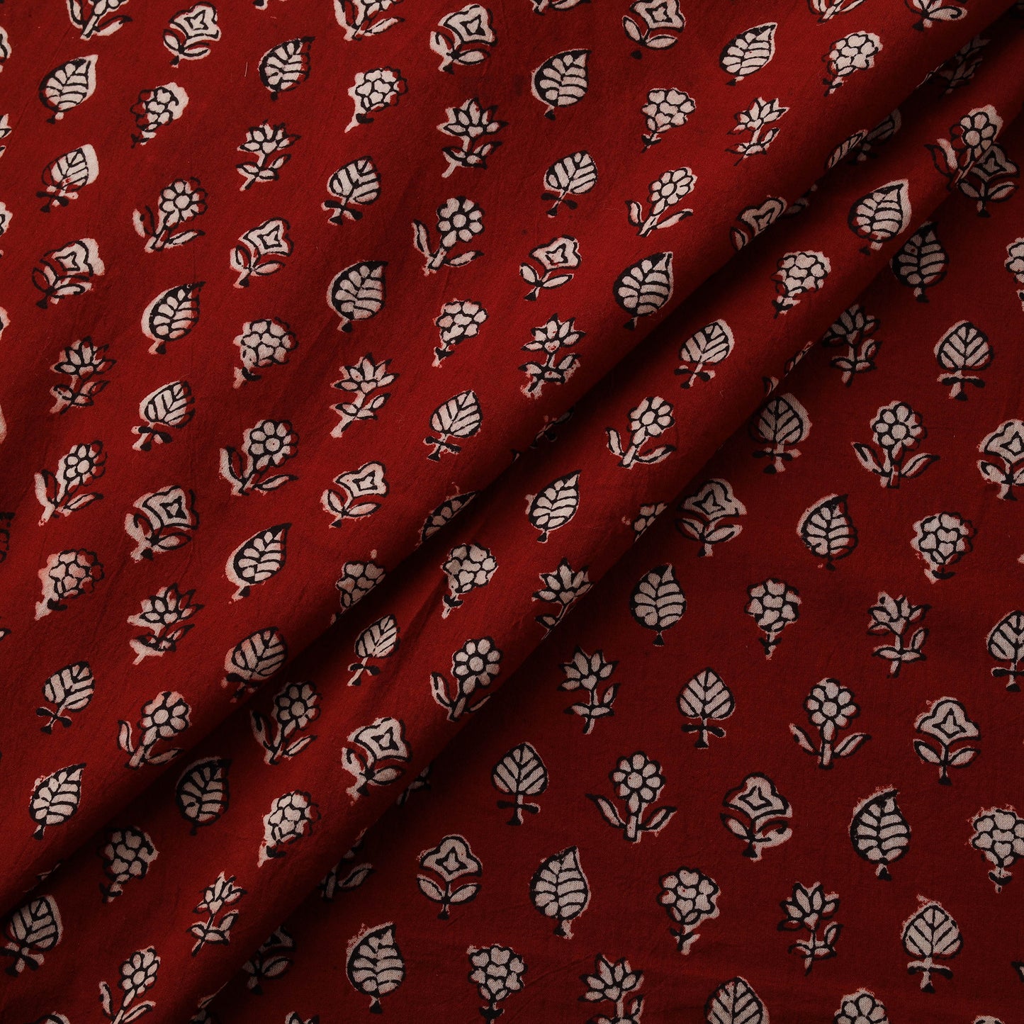 Bagh Hand Block Print Natural Dyed Cotton Fabric 03