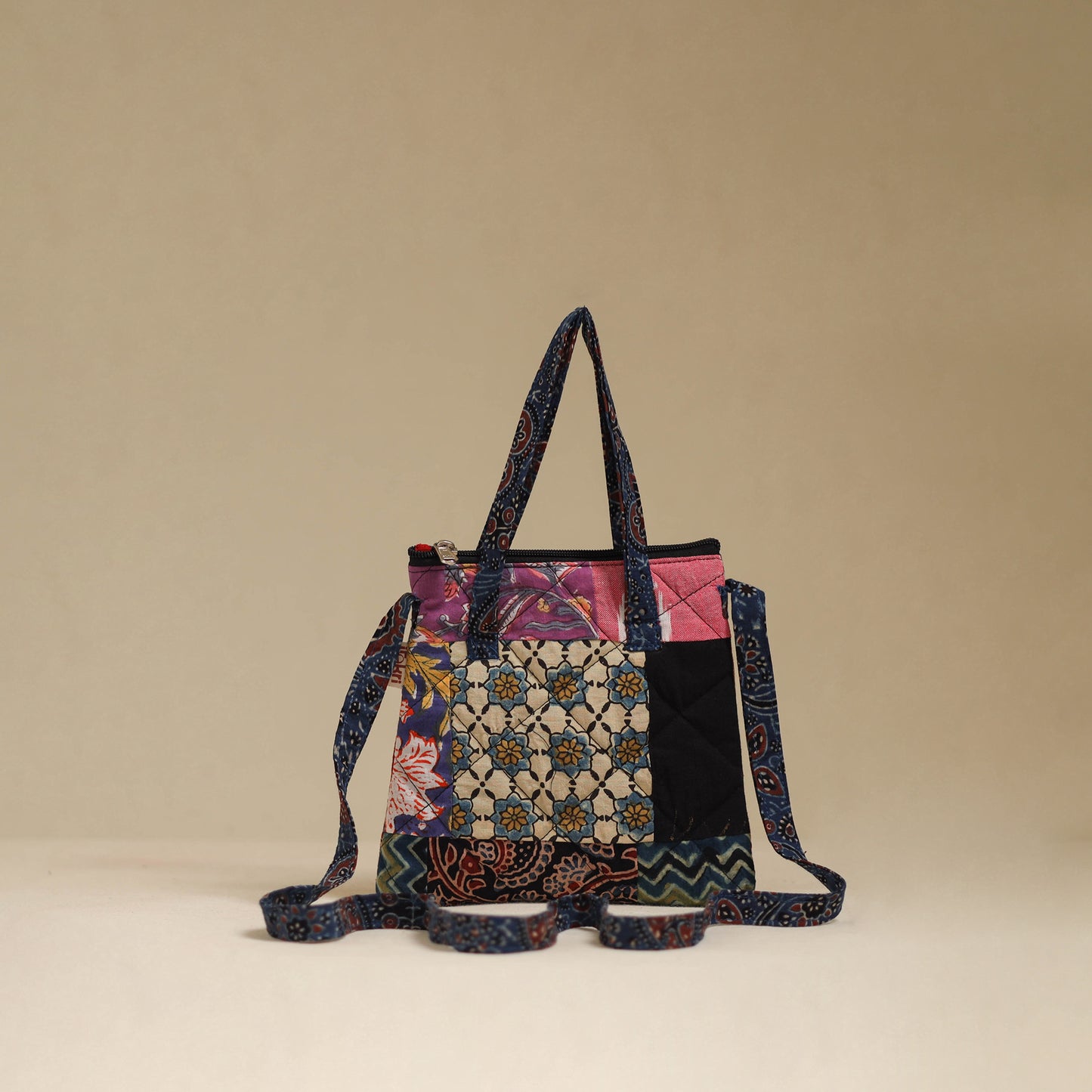 Handmade Quilted Patchwork Sling Bag 30