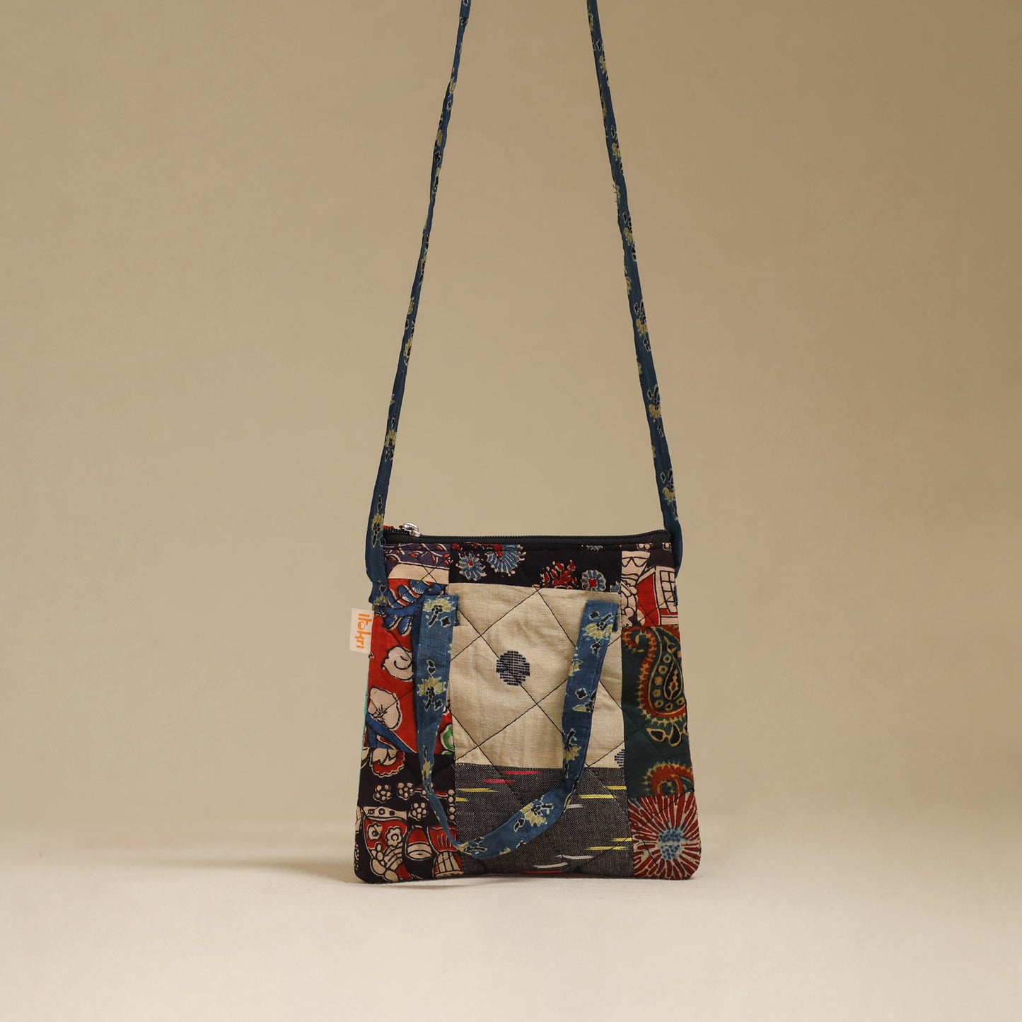 Handmade Quilted Patchwork Sling Bag 31
