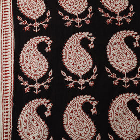 Peach - Bagh Hand Block Print Natural Dyed Cotton Fabric 04