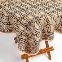 kalamkari block printed table cover