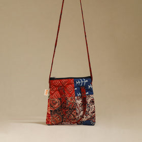 Handmade Quilted Patchwork Sling Bag 33