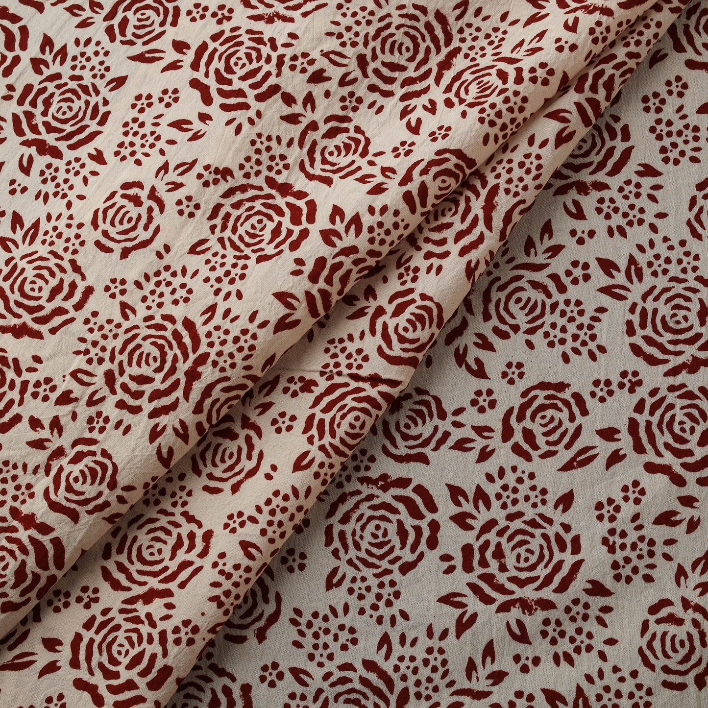 Bagh Hand Block Print Natural Dyed Cotton Fabric 05