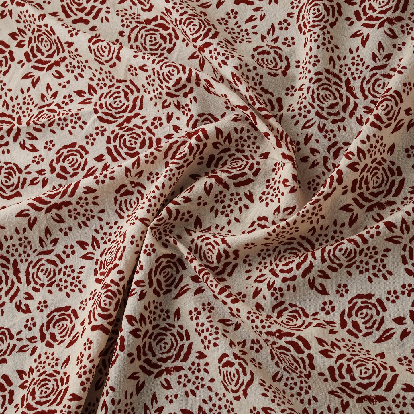 Bagh Hand Block Print Natural Dyed Cotton Fabric 05