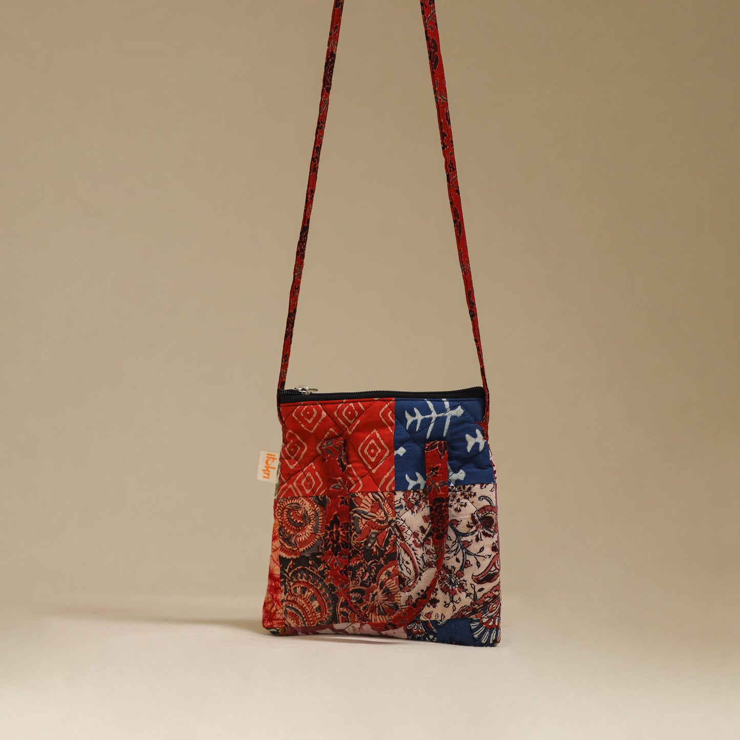 Handmade Quilted Patchwork Sling Bag 33