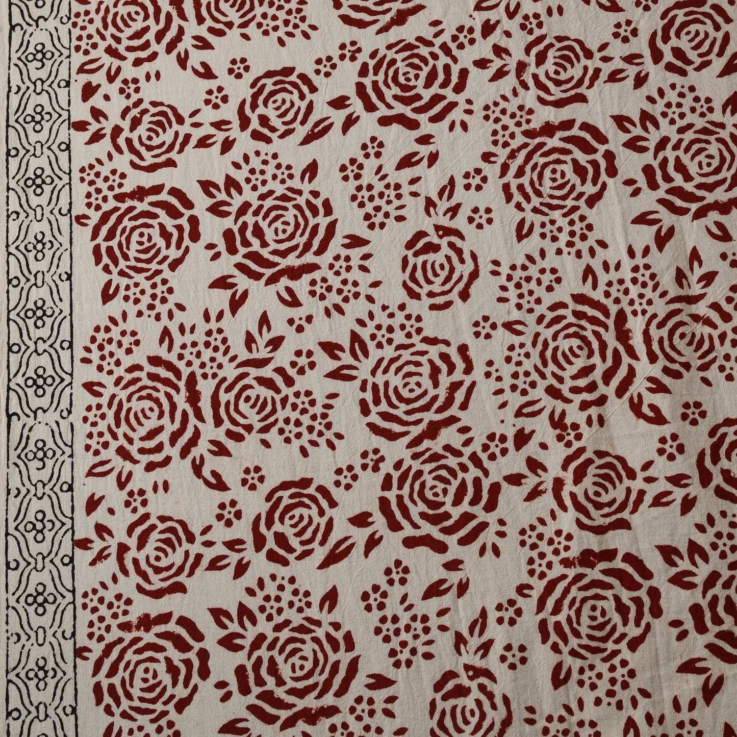 Bagh Hand Block Print Natural Dyed Cotton Fabric 05