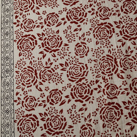 Bagh Hand Block Print Natural Dyed Cotton Fabric 05