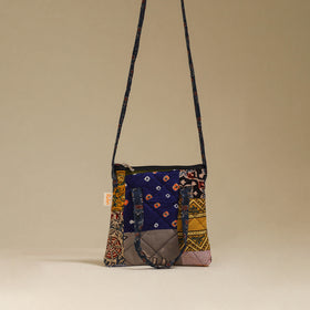Handmade Quilted Patchwork Sling Bag 34