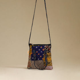 Handmade Quilted Patchwork Sling Bag 34