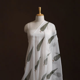 Sanganeri Hand Block Mughal Butta Print Kota Doria Cotton Fabric 19