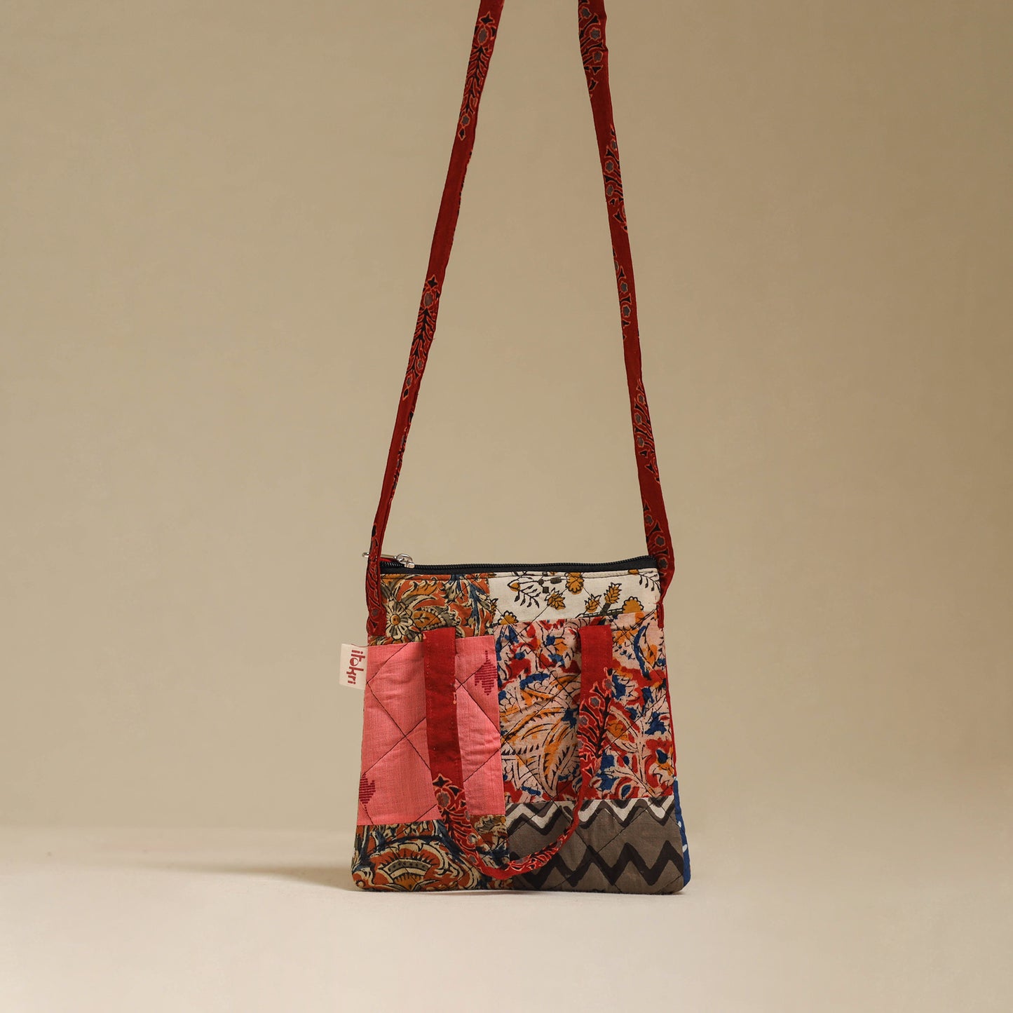 Handmade Quilted Patchwork Sling Bag 37