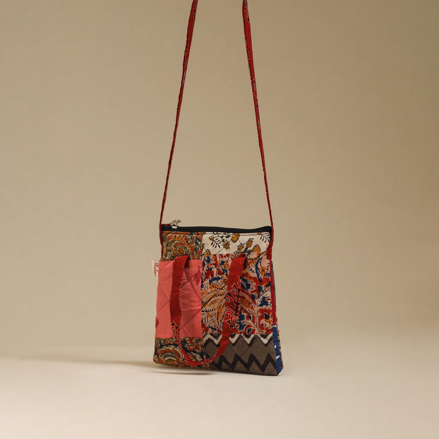 Handmade Quilted Patchwork Sling Bag 37