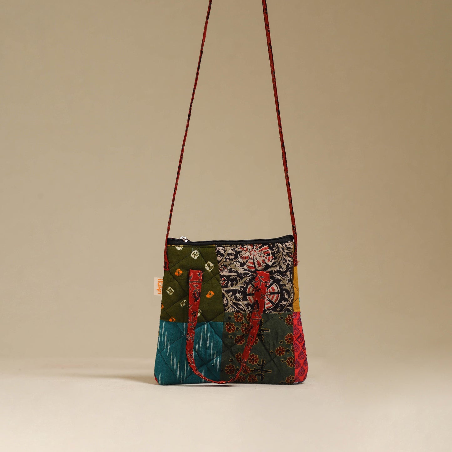 Handmade Quilted Patchwork Sling Bag 38