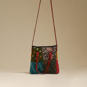 Handmade Quilted Patchwork Sling Bag 38