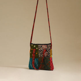 Handmade Quilted Patchwork Sling Bag 38