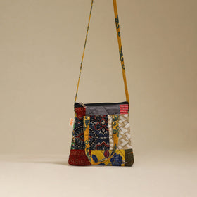 Handmade Quilted Patchwork Sling Bag 39