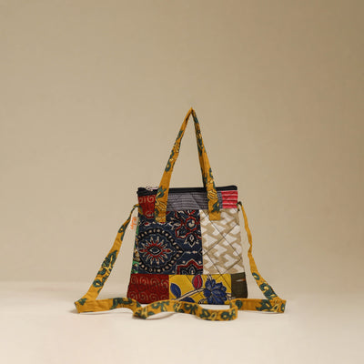 Handmade Quilted Patchwork Sling Bag 39