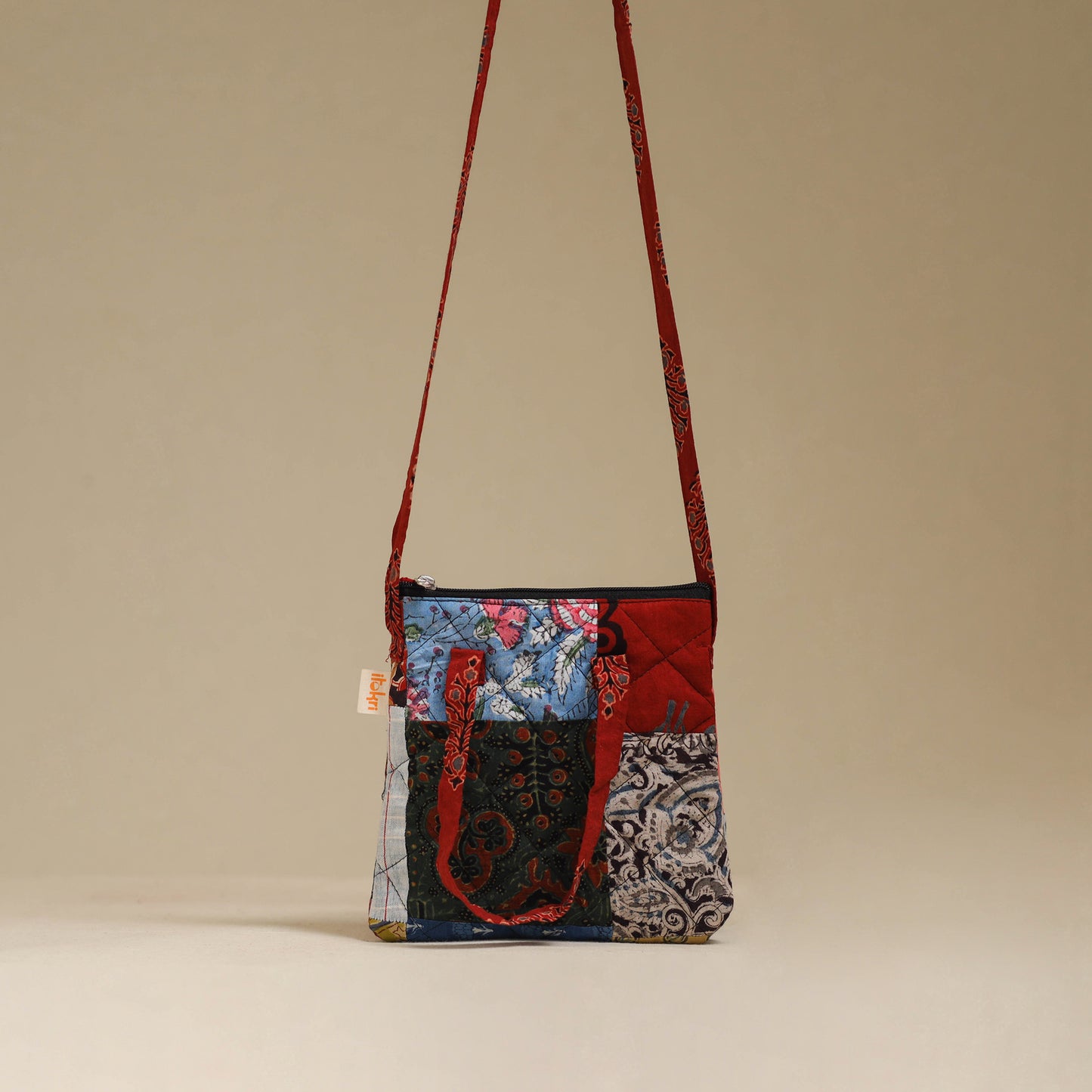 Handmade Quilted Patchwork Sling Bag 40